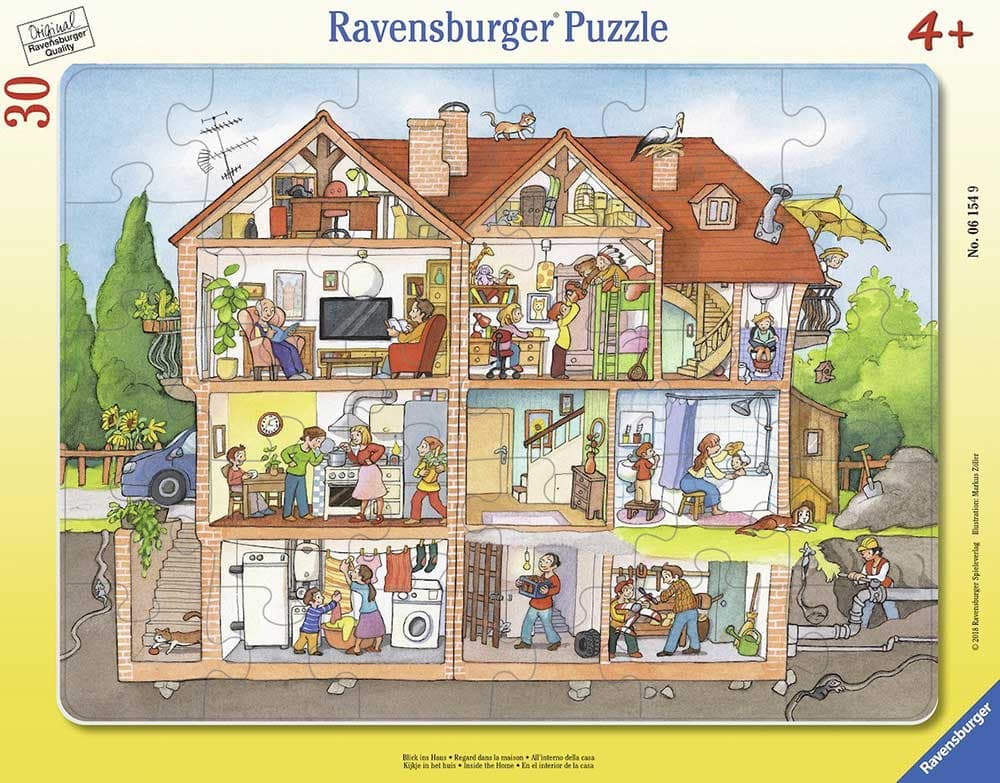 Puzzle slagalica 30 delova U kući Ravensburger 06154