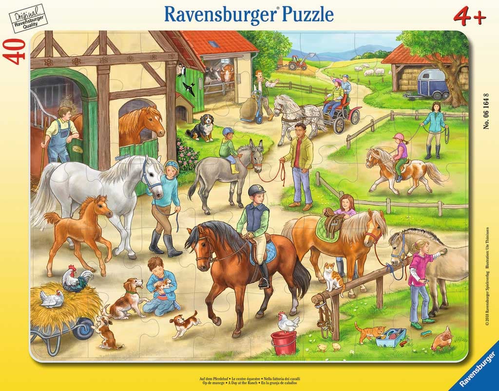 Puzzle slagalica 40 delova Na farmi konja Ravensburger 06164