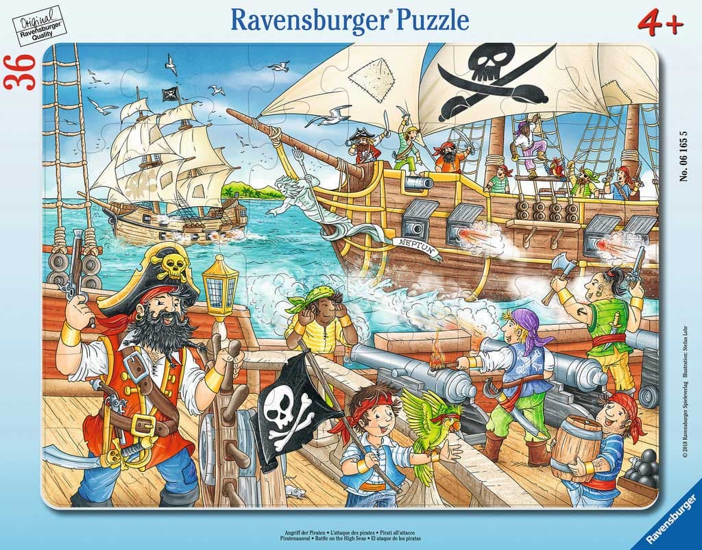Puzzle slagalica 36 delova Gusari napadaju!  Ravensburger 06165