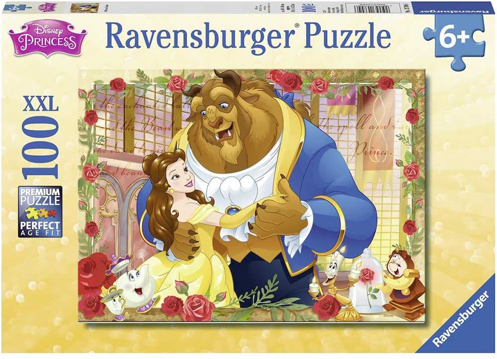 Puzzle 100 XXL delova Dizni Lepotica i Zver Ravensburger 13704