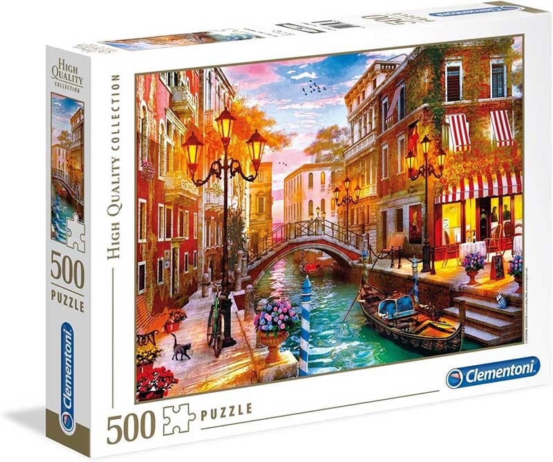 Puzzle slagalica 500 delova Zalazak sunca nad Venecijom Clementoni HQC 35063