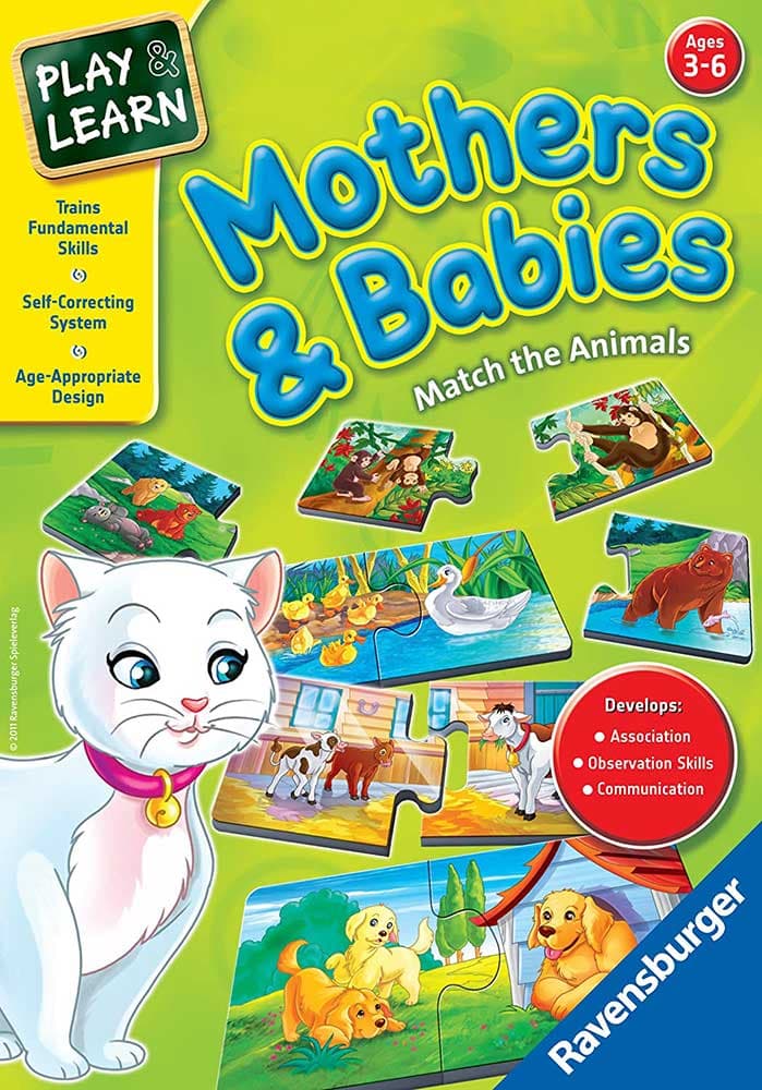 RAVENSBURGER Društvena igra Životinje i njihovi mladunci RA24365