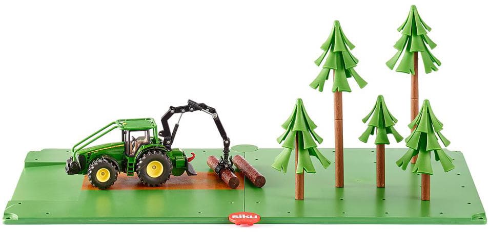 SIKU Set za igru Traktor i drveće Šumski set Šumari 5605