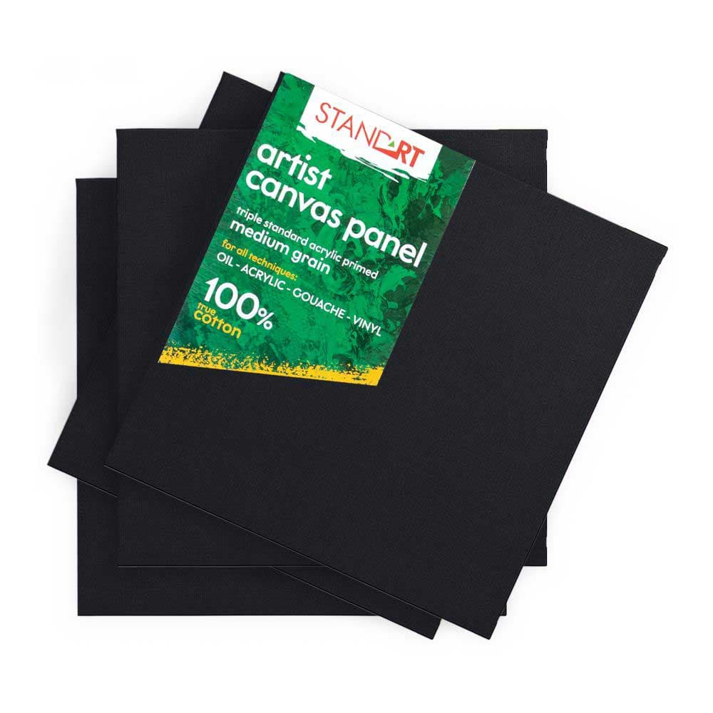 Slikarsko platno kanvas 25x20cm crno StandArt 602363