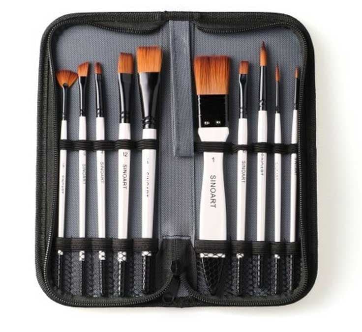 Komplet četkica za slikanje 10 komada Bruegel Pop Brush 622013