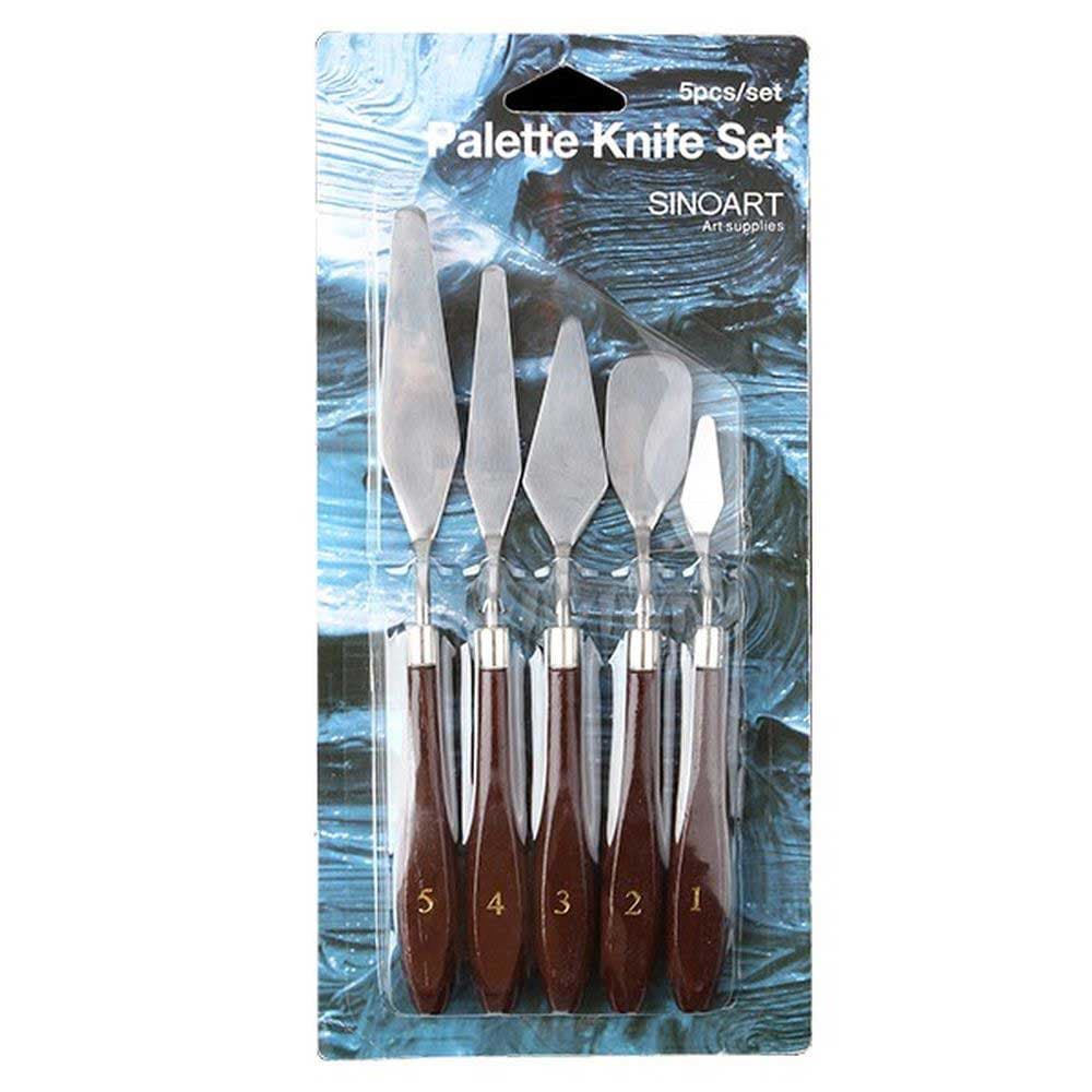 Komplet slikarskih špahtli - noževa 5 komada SinoArt Pop Knives 616730