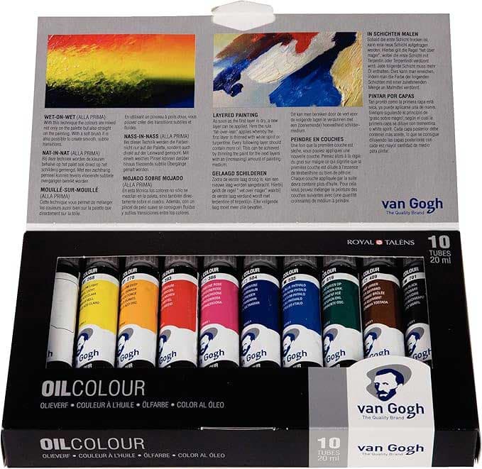 TALENS Van Gogh Oil Colour Basic Set 02C410 - Komplet uljanih boja 10 x 20ml 685901