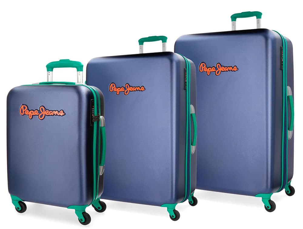 Pepe Jeans ABS Koferi 77/67/55cm Bristol Blue 53994
