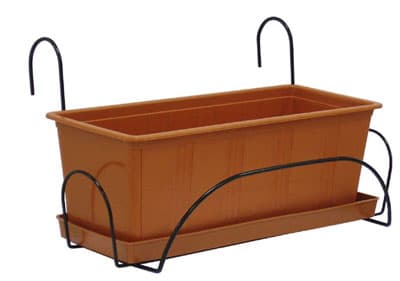 Balkonska korpa Ivona 40cm smeđa 1490 3kom