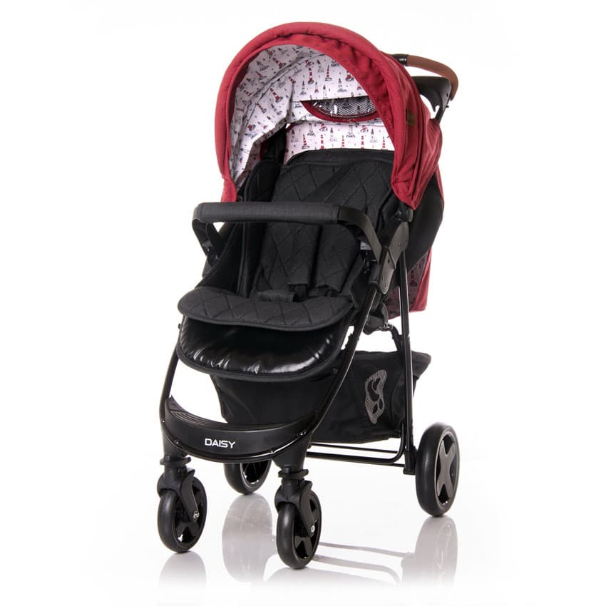 LORELLI Kolica za bebe DAISY Set - Red Black Lighthouse