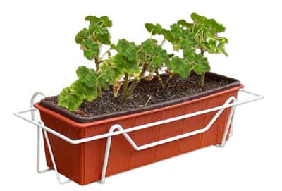 Balkonska korpa Irena 50cm bela 0001 5kom