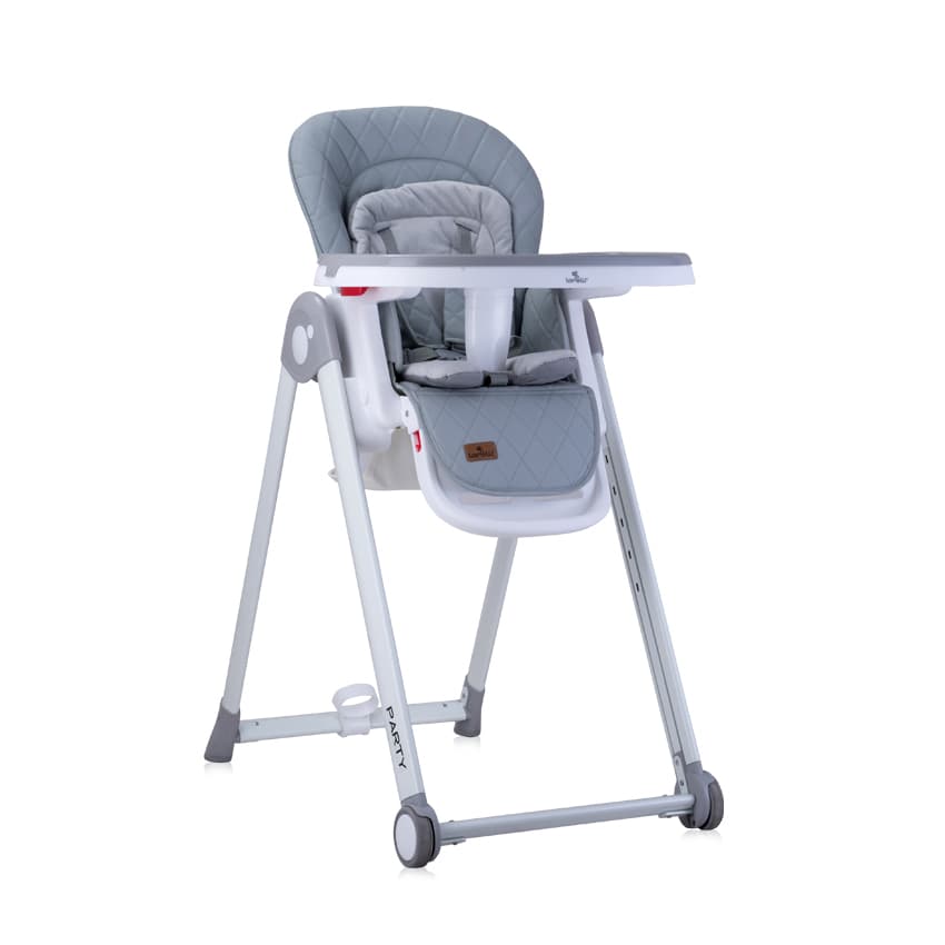 LORELLI Stolica za hranjenje Hranilica PARTY Grey PU Leathers 10100371987