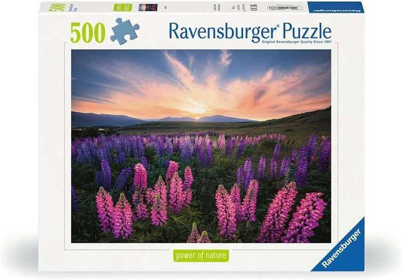 Puzzle slagalica 500 delova Polje rascvetane lupine Ravensburger 12000688