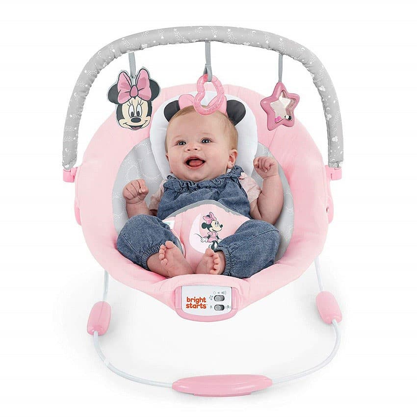 KIDS II Ingenuity Ležaljka Minnie Mouse Rosy Skies SKU12206