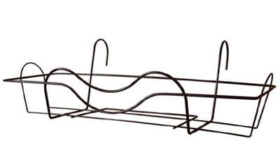 Balkonska korpa Ljiljana 60cm srebrno-crna 0050 5kom