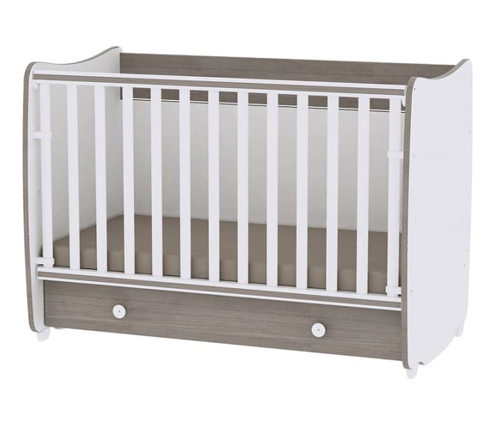 LORELLI Drveni krevetac 2u1 DREAM White-Coffee 10150420027