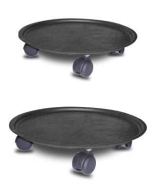 Podmetač za cveće na točkovima Ø300mm 2410 3kom