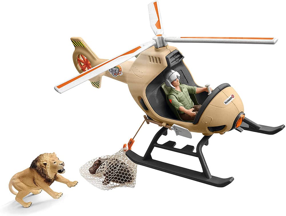Schleich Figure Divlje životinje - Helikopter za spasavanje životinja 42476