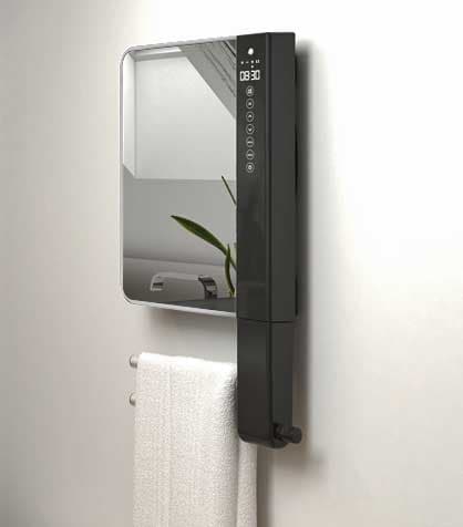 Grejalica za kupatilo sa ogledalom i sušačem peškira Radialight Windy Visio