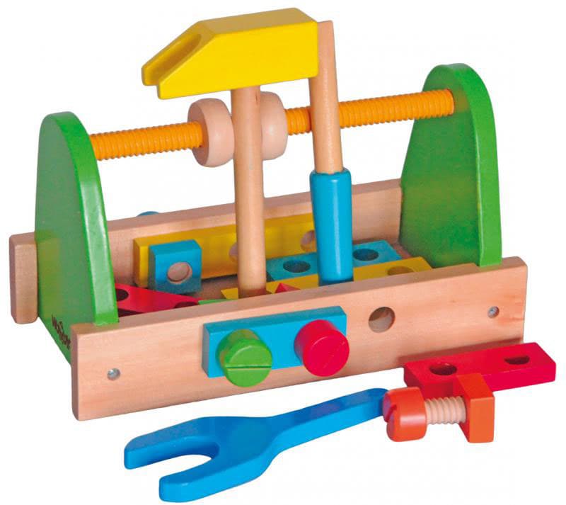 Dečija drvena kutija sa alatom WOODY 91868