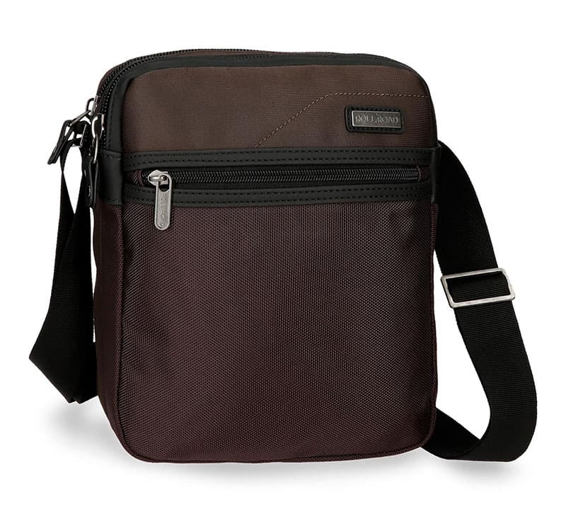 Roll Road Muška torba sa dve pregrade 26cm Stock Brown 56558