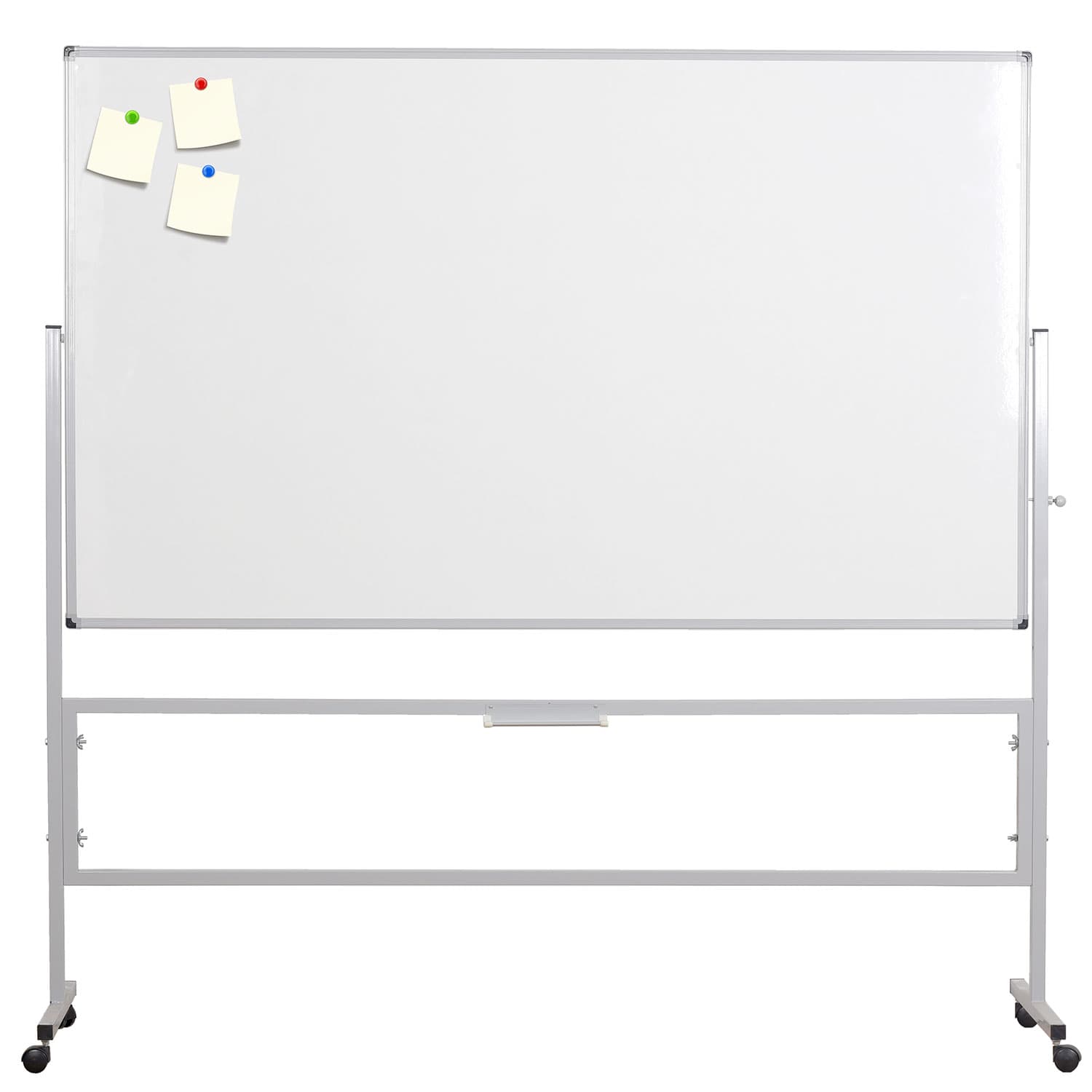 Bela tabla dvostrana 120 x 200 na stalku sa točkićima