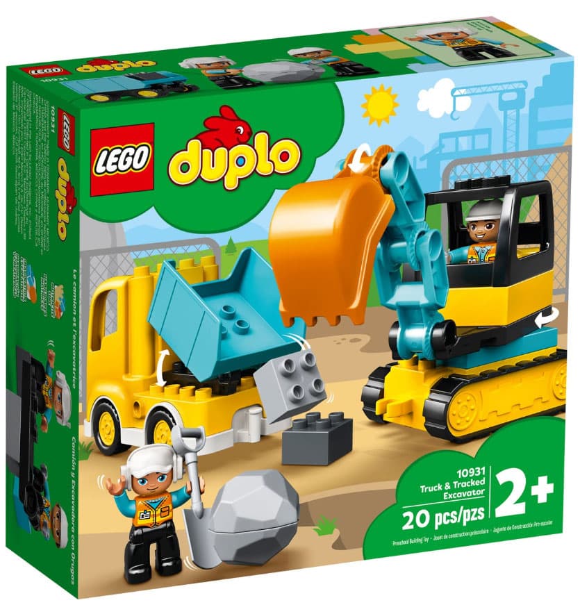LEGO® DUPLO® Kocke - Kamion i bager 10931