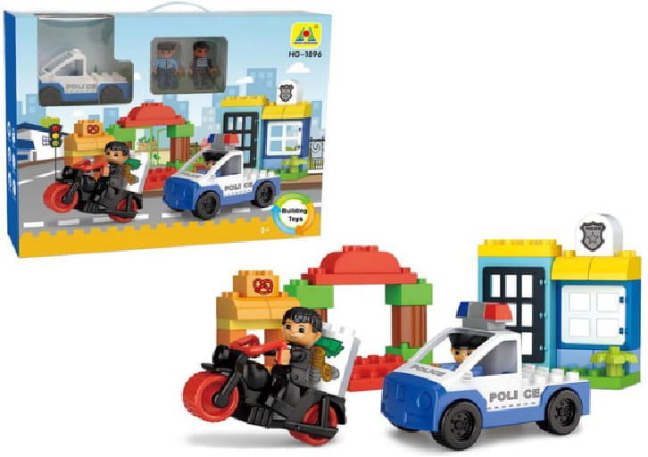 Dečije kocke Plastične kocke Policija 876002