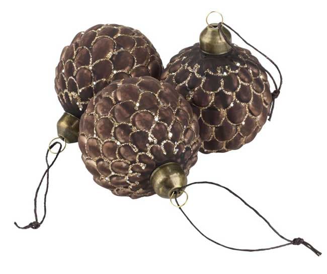 Novogodišnji ukrasi 3 komada 3GXG