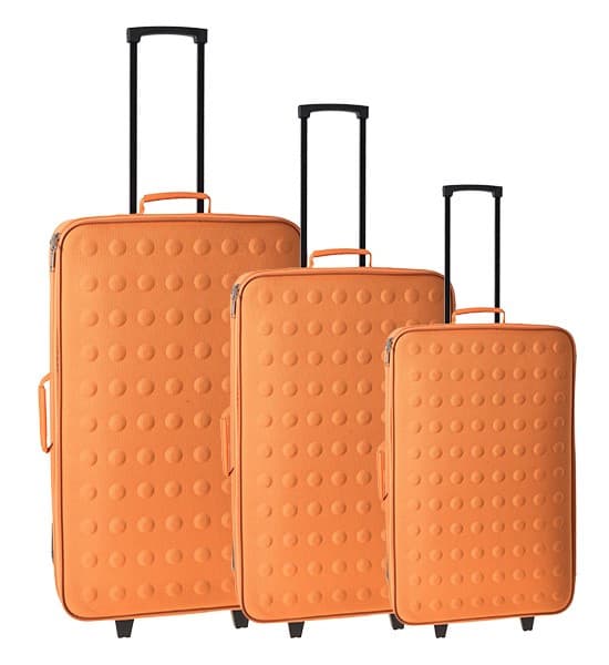 Komplet 3 kofera za putovanja Rio Naradžasta