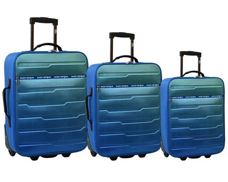 Komplet 3 kofera za putovanja Oslo Blue