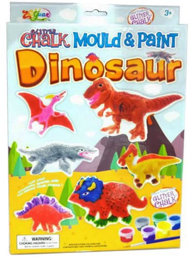 Set za pravljenje krede Glitter Chalk DINOSAURUS 885006