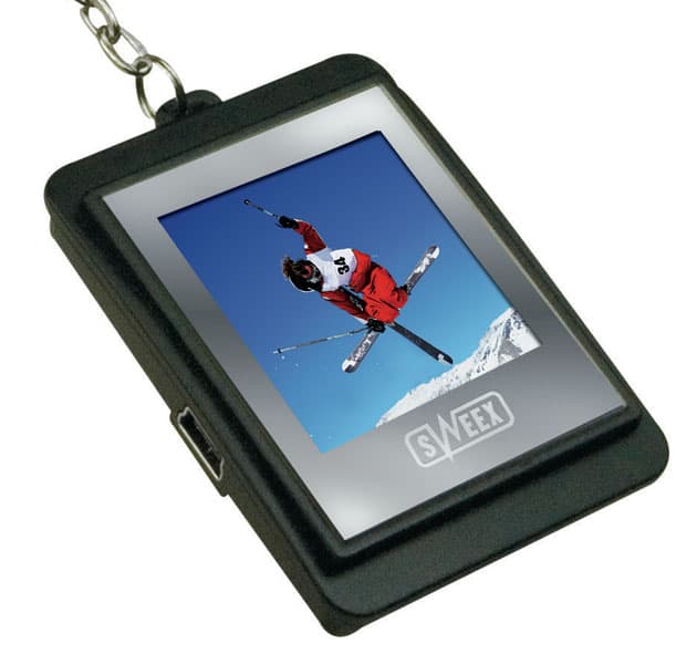 Sweex digitalni foto ram - privezak za ključeve black