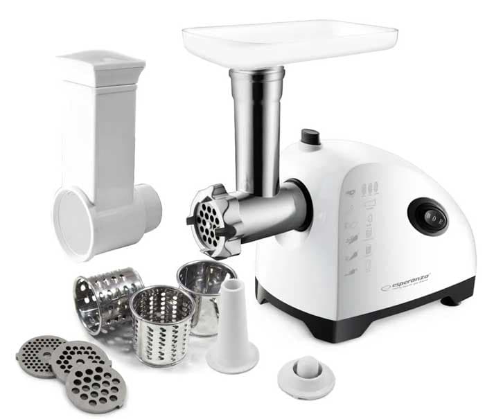 Mašina za mlevenje mesa sa dodacima za rendanje povrća Esperanza EKM022