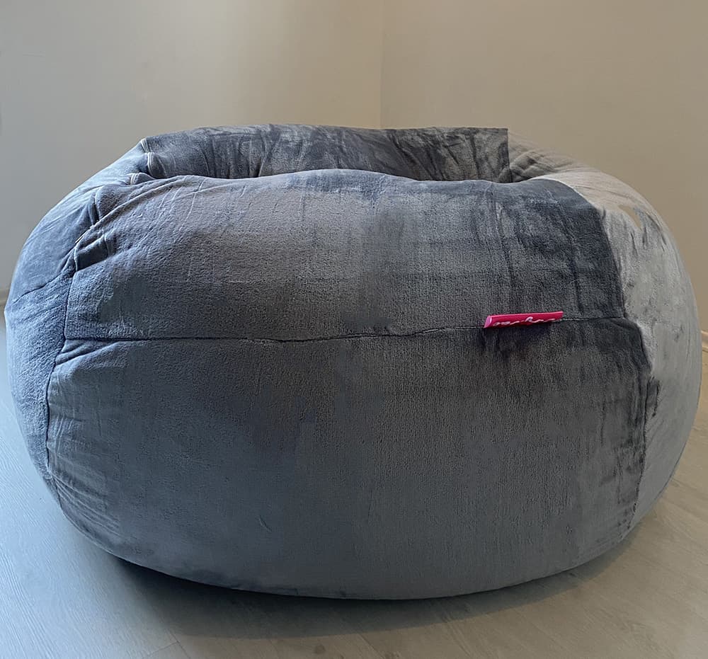 Lazy Bag Jumbo tamno sivi od mikrofibera