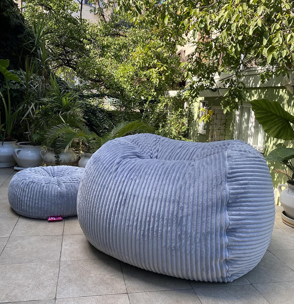 Lazy Bag Duo od mikrofibera 2 kom - 100x50 i 70x20cm