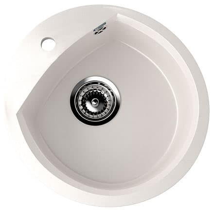 Granitna sudopera sa sifonom Ulgran U407-331 ovalna bela