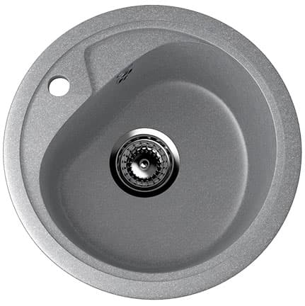 Granitna sudopera sa sifonom Ulgran U500-342 okrugla grafit