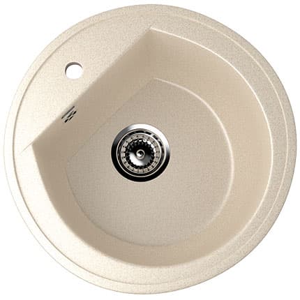 Granitna sudopera sa sifonom Ulgran U103-328 okrugla bež