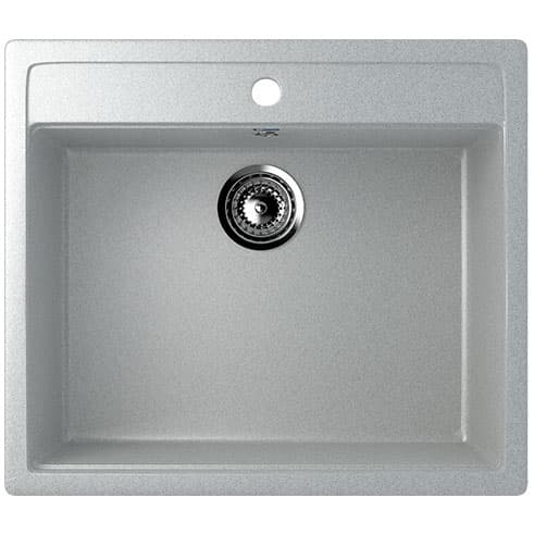 Granitna sudopera sa sifonom Ulgran U104-310 četvrtasta siva