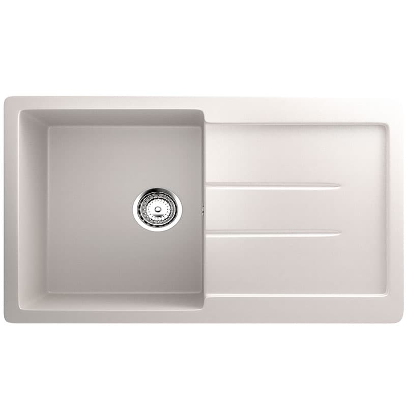 Granitna sudopera sa sifonom Ulgran U507-331 četvrtasta bela