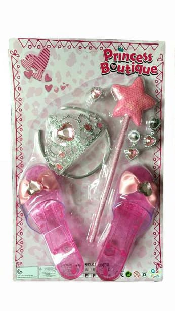Set Kostim za maskenbal za decu PRINCEZA roze 897001