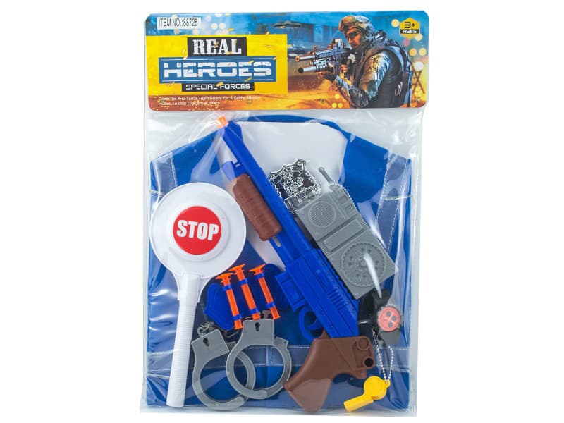 Set Kostim za maskenbal za decu POLICAJAC 897006