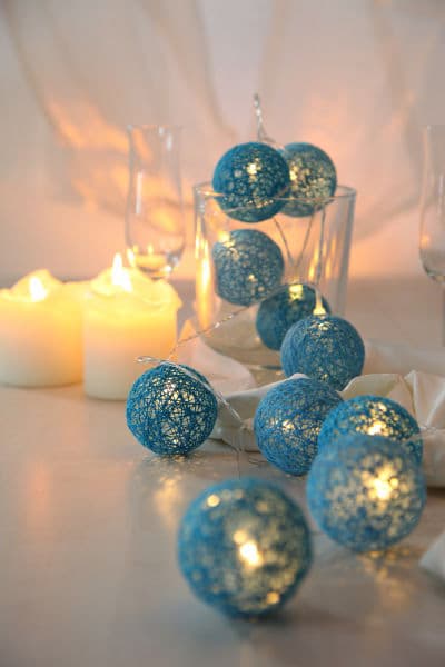 Dekortaivne lampice Venuto 29958-10 plava