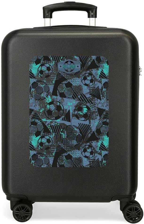 Kabinski kofer 55cm Roll Road Soccer black 41911