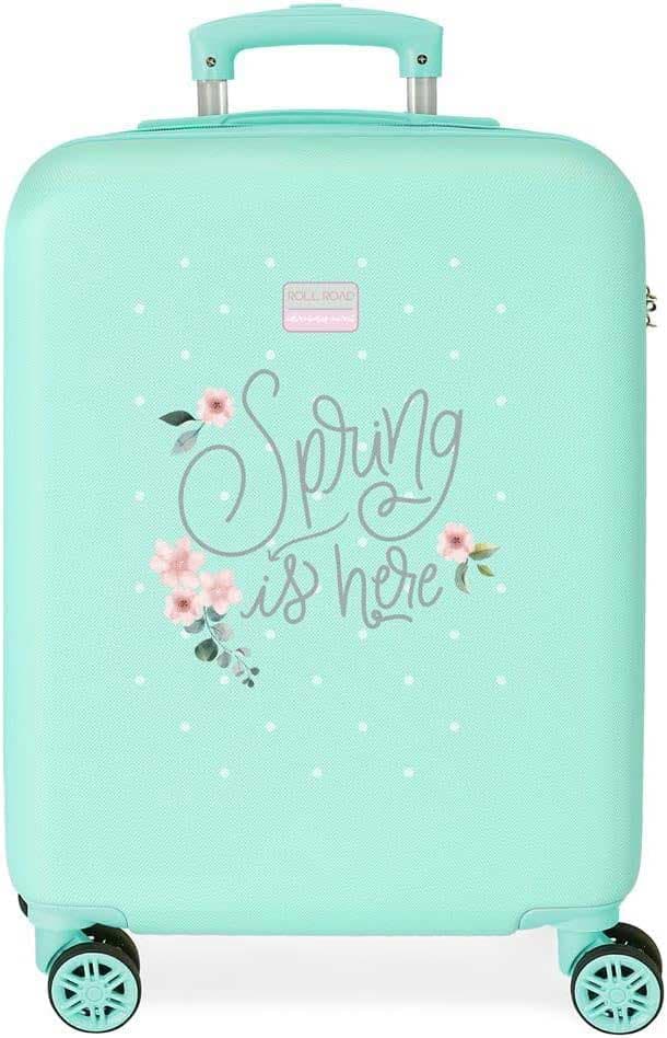 Kabinski kofer 55cm Roll Road Spring is here turquoise 40811