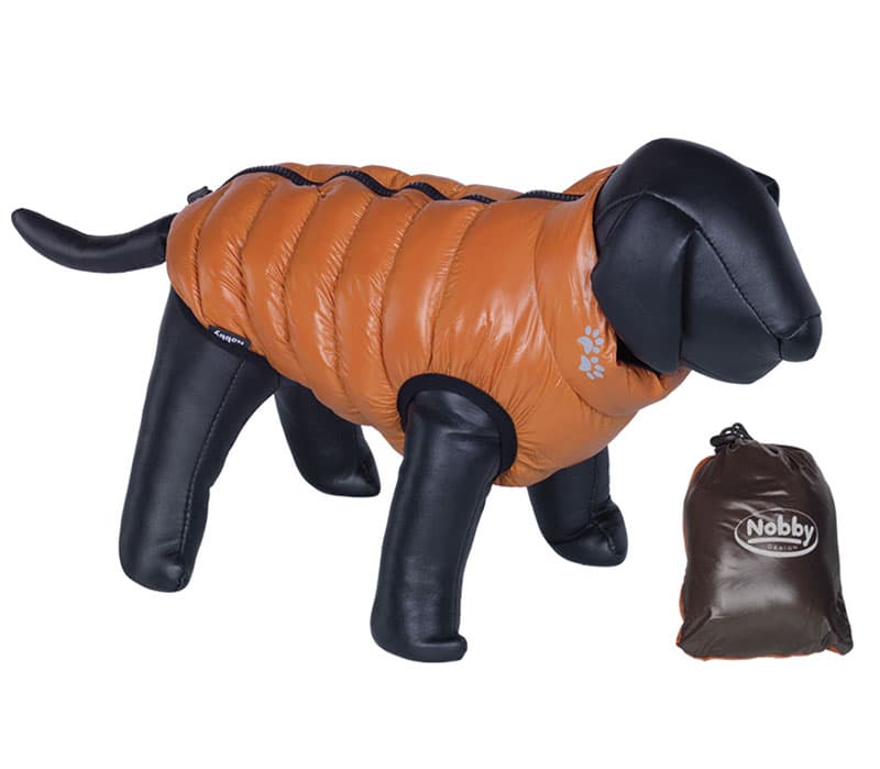 Nobby Jakna za pse Light sa dva lica oranž-braon 32cm 66623