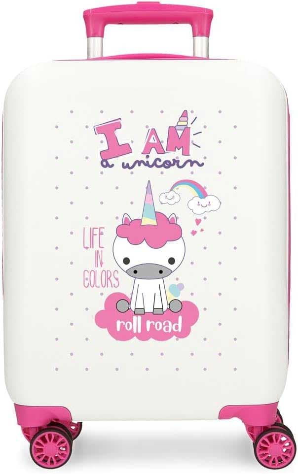 Dečiji ABS kofer 50cm Roll Road I am a unicorn white 40713