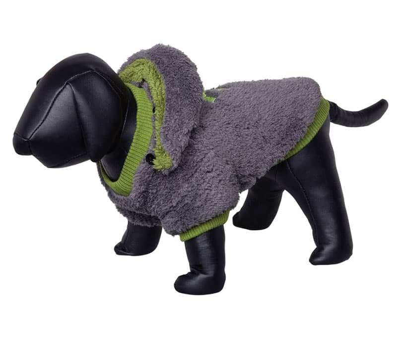 Nobby Džemper sa dva lica za psa Teddy Grey/Green 36cm 66505