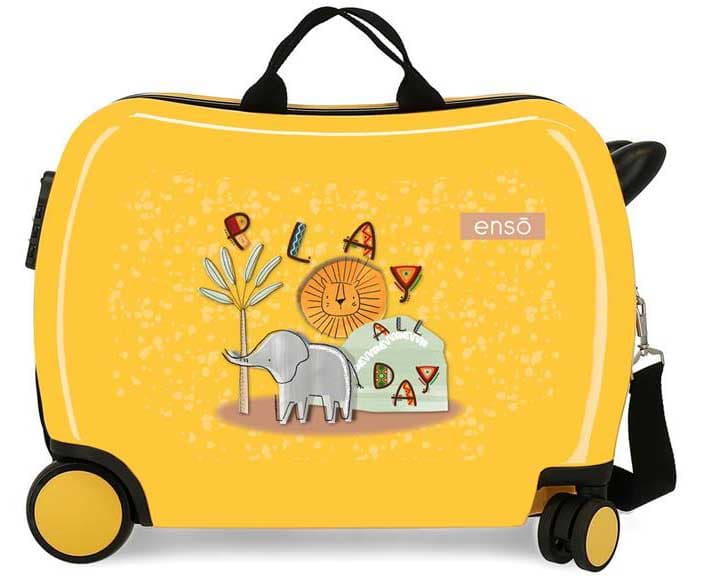 Dečiji kofer za put i vožnju Enso Play all day yellow 96798